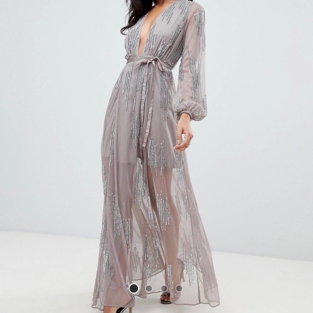 ASOS Maxi Dress with starburst design
